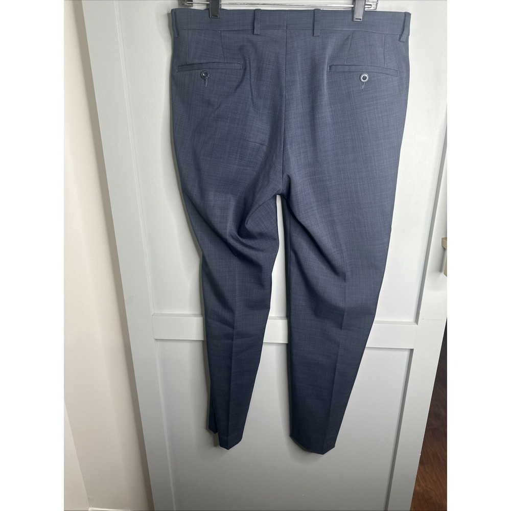 Michael Kors Dress Pants Mens 33Wx30L Blue Dress Pants Classic Slacks - Picture 8 of 15